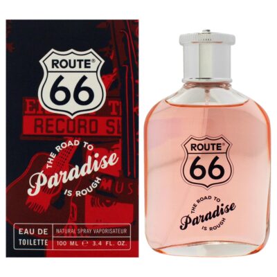 Route 66 The Road To Paradise Is Rough for Men 3.4 oz Eau de Toilette Spray