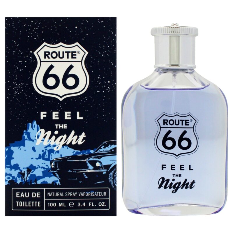 Route 66 Feel The Night by Route 66 for Men 3.4 oz Eau de Toilette Spray
