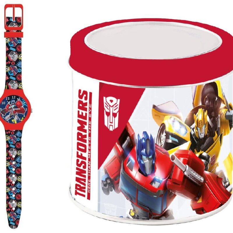 Kid Watch Transformers - Tin Box (483204) Unisex WATCHES