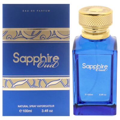 Fine Perfumery Sapphire Oud for Unisex 3.4 oz EDP Spray Eau de Parfum
