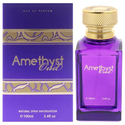 Fine Perfumery Amethyst Oud for Unisex 3.4 oz Eau de Parfum Spray