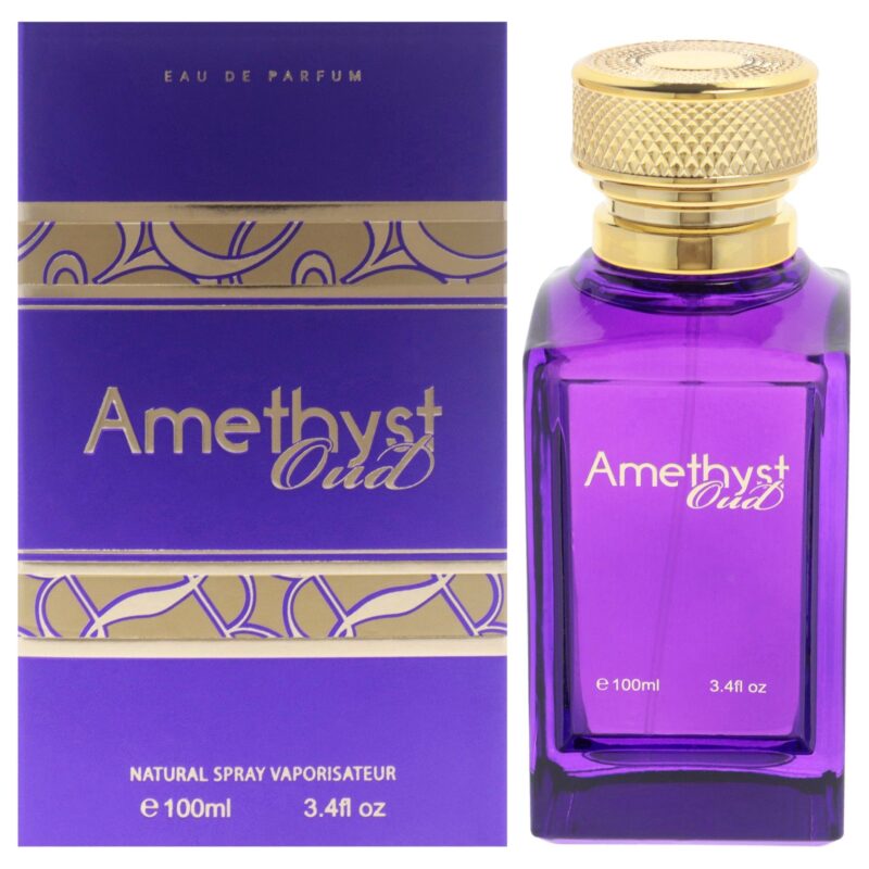 Fine Perfumery Amethyst Oud for Unisex 3.4 oz Eau de Parfum Spray