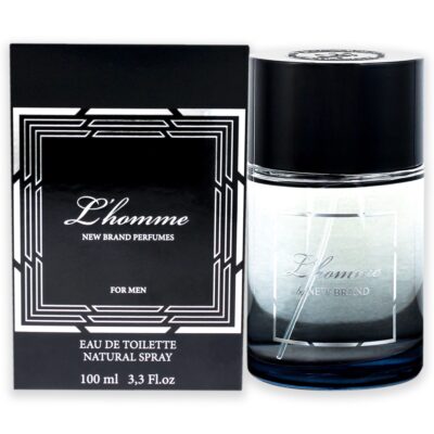 New Brand L Homme for Men 3.3 oz Eau de Toilette Spray