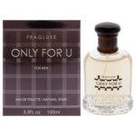 Fragluxe Only For U by Fragluxe for Men - 3.3 oz Eau de Toilette Spray