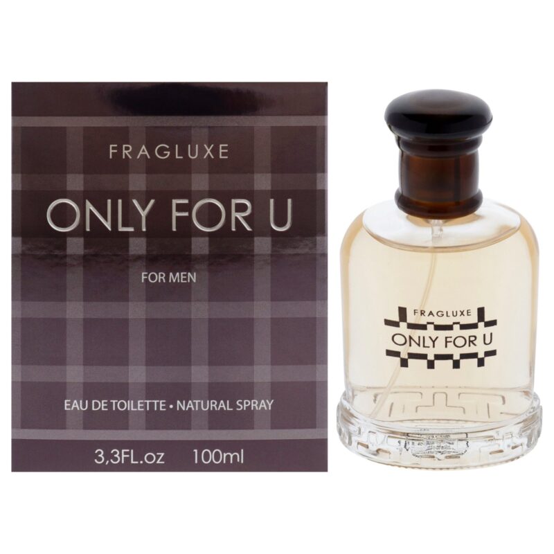 Fragluxe Only For U by Fragluxe for Men - 3.3 oz Eau de Toilette Spray