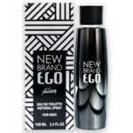 New Brand Ego Silver for Men 3.3 oz Eau de Toilette Spray