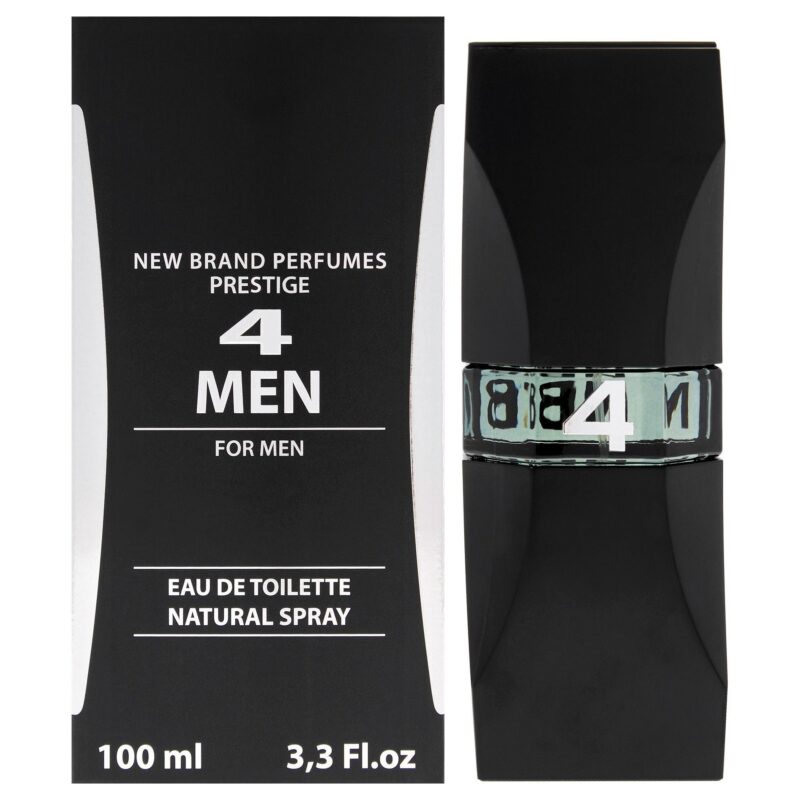 New Brand 4 Men by New Brand for Men 3.3 oz Eau de Toilette Spray