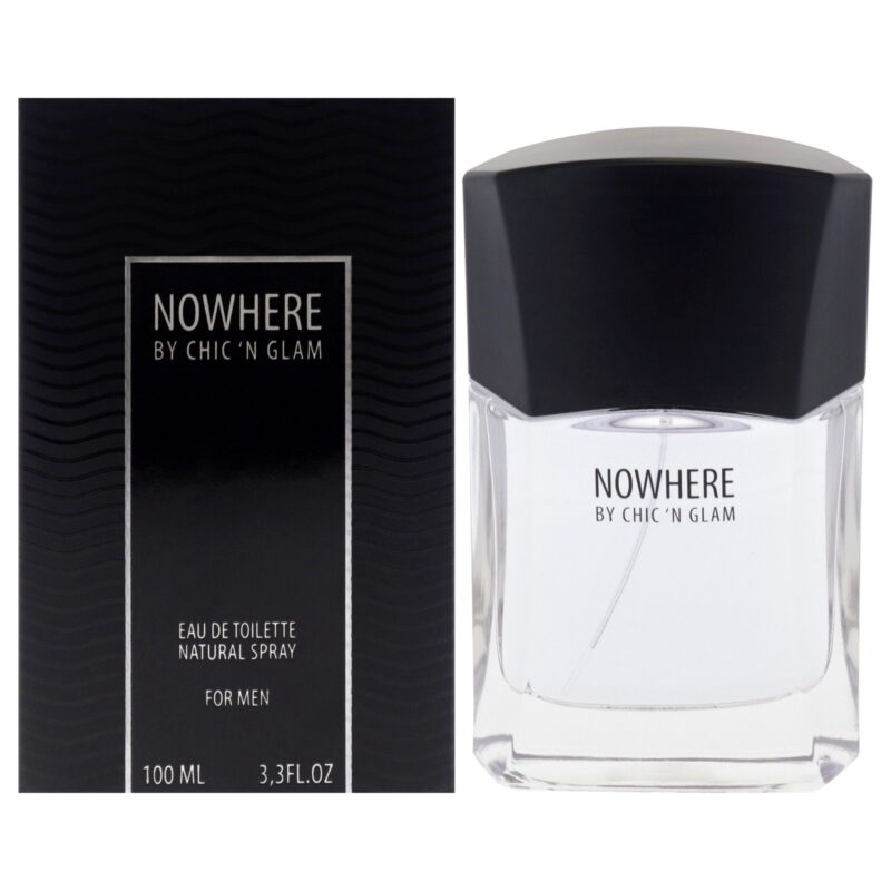 Chic N Glam Nowhere for Men 3.3 oz Eau de Toilette Spray