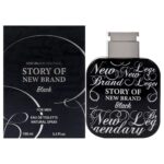 New Brand Story Of New Brand Black for Men 3.3 oz Eau de Toilette Spray