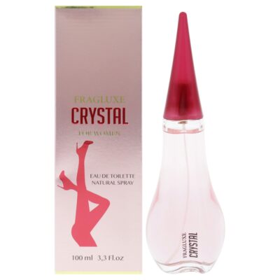 Fragluxe Crystal by Fragluxe for Women 3.3 oz Eau de Toilette Spray