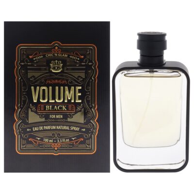 Chic N Glam Volume Black for Men 3.3 oz Eau de Parfum EDP Spray