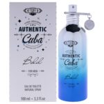Cuba Authentic Bold by Cuba for Men - 3.3 oz Eau de Toilette Spray