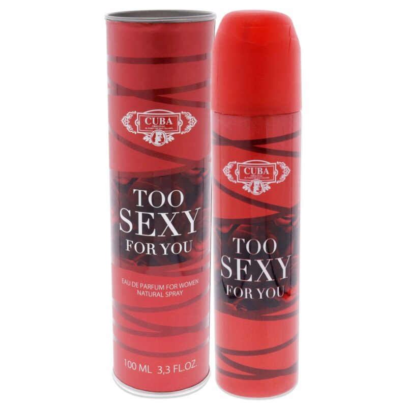 Cuba Too Sexy For You by Cuba for Women 3.3 oz Eau de Parfum Spray