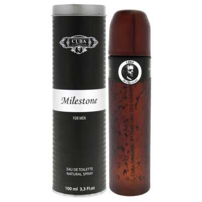 Cuba Milestone by Cuba for Men 3.3 oz Eau de Toilette Spray