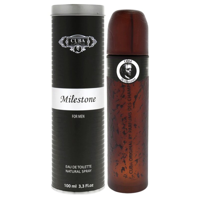 Cuba Milestone by Cuba for Men 3.3 oz Eau de Toilette Spray