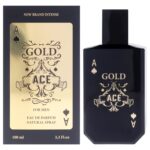 New Brand Intense Gold Ace for Men 3.3 oz Eau de Parfum Spray