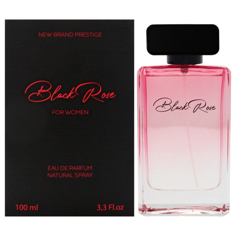New Brand Black Rose by New Brand for Women 3.3 oz EDP Spray Eau de Parfum