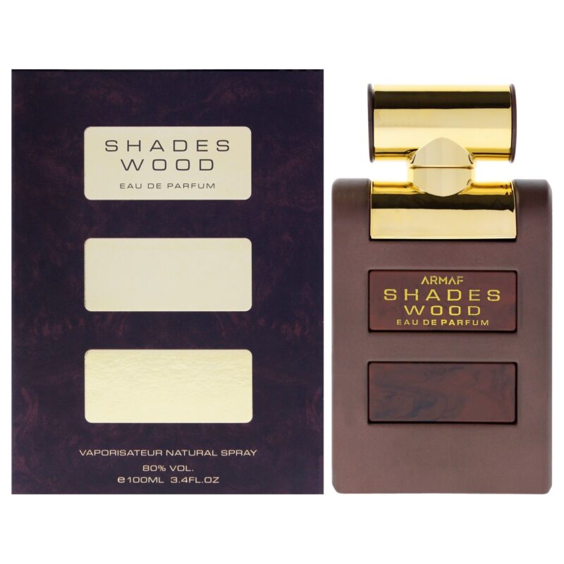 Armaf Shades Wood by Armaf for Men - 3.4 oz EDP Spray Eau de Parfum