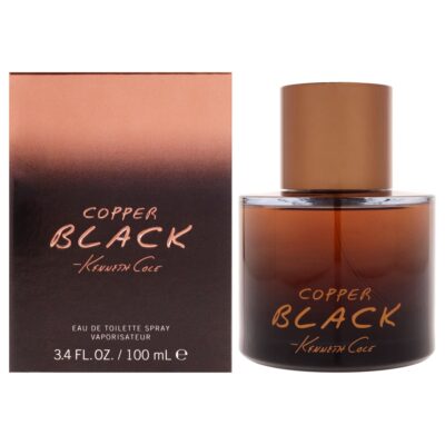 Kenneth Cole Cooper Black by Kenneth Cole for Men 3.4 oz Eau de Toilette Spray