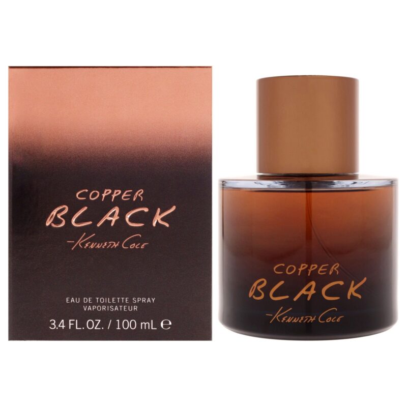 Kenneth Cole Cooper Black by Kenneth Cole for Men 3.4 oz Eau de Toilette Spray