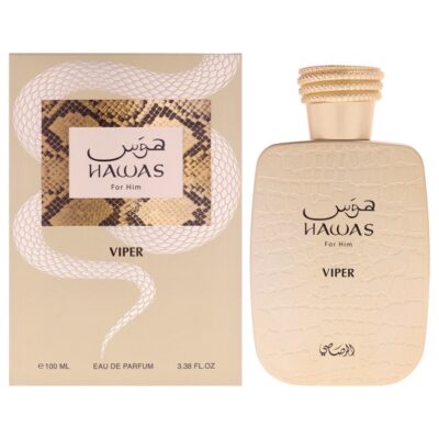 Rasasi Hawas Collection Viper for Men 3.38 oz Eau de Parfum Spray