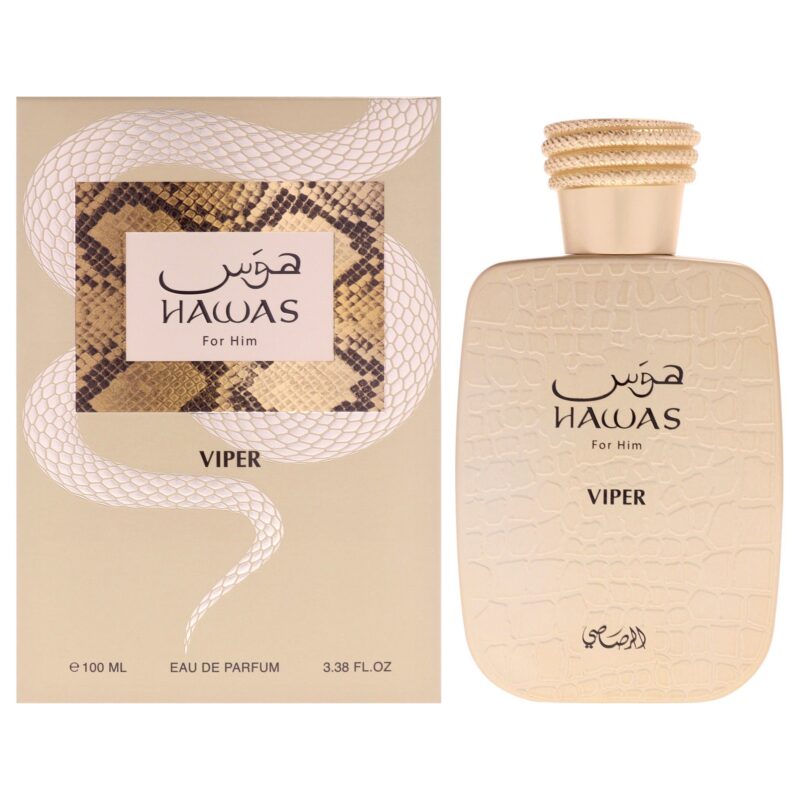 Rasasi Hawas Collection Viper for Men 3.38 oz Eau de Parfum Spray