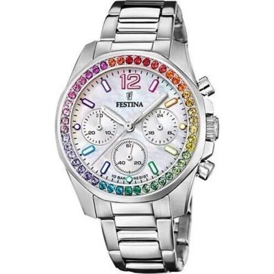 Festina Unisex Chronograph 38mm Stainless Steel Watch (F20606_2)
