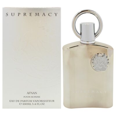 Afnan Supremacy Collection - Silver for Men 3.4 oz EDP Spray Eau de Parfum