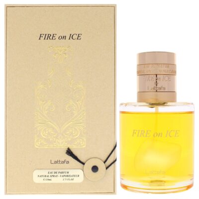Lattafa Fire on Ice by Lattafa for Unisex 3.7 oz EDP Spray Eau de Parfum