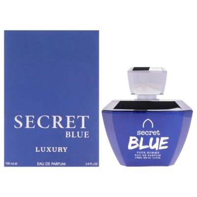 Khalis Luxury Collection Secret Blue by Khalis for Men 3.4 oz EDP Spray