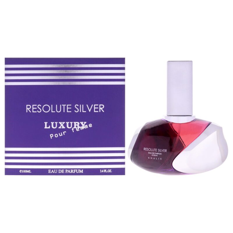 Khalis Luxury Collection - Resolute Silver by Khalis for Women 3.4 oz EDP Spray