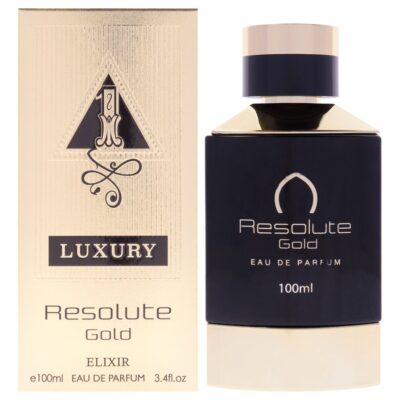 Khalis Luxury Collection - Resolute Gold Elixir for Men 3.4 oz EDP Spray