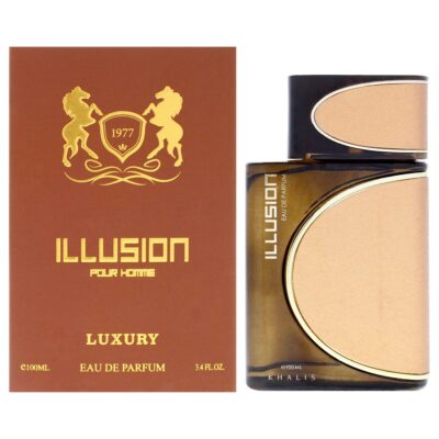 Khalis Luxury Collection - Illusion by Khalis for Men 3.4 oz EDP Spray