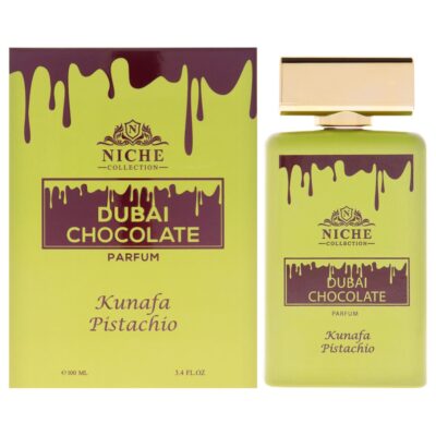 Khalis Niche Collection Dubai Chocolate Kunafa Pistachio Unisex 3.4 oz Parfum Spray