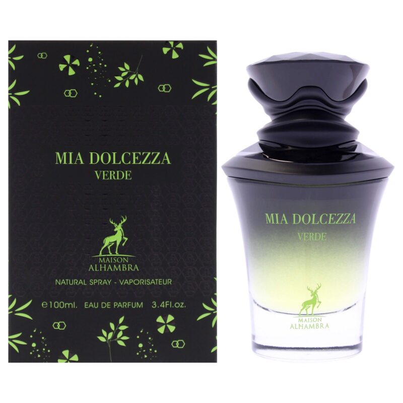Maison Alhambra Mia Dolcezza Verde for Unisex 3.4 oz EDP Spray Eau de Parfum