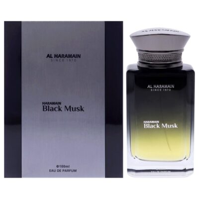 Al Haramain Black Musk by Al Haramain for Men 3.33 oz EDP Spray Eau de Parfum