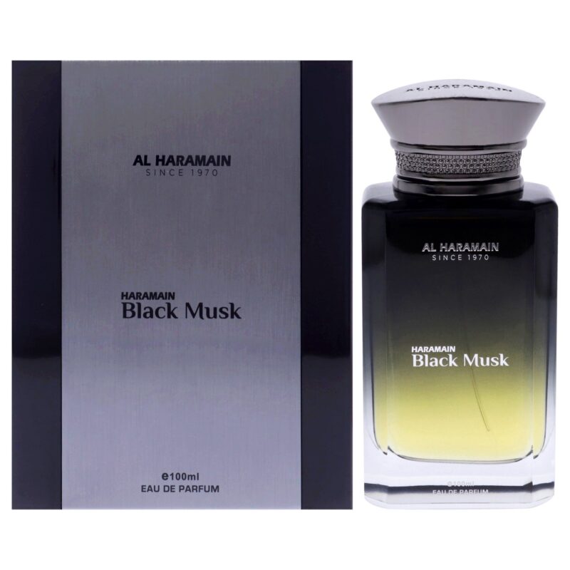Al Haramain Black Musk by Al Haramain for Men 3.33 oz EDP Spray Eau de Parfum
