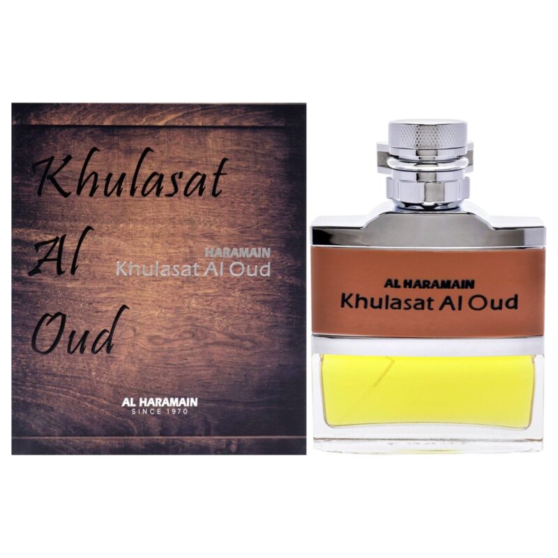 Al Haramain Khulasat Al Oud for Unisex 3.3 oz EDP Spray Eau de Parfum