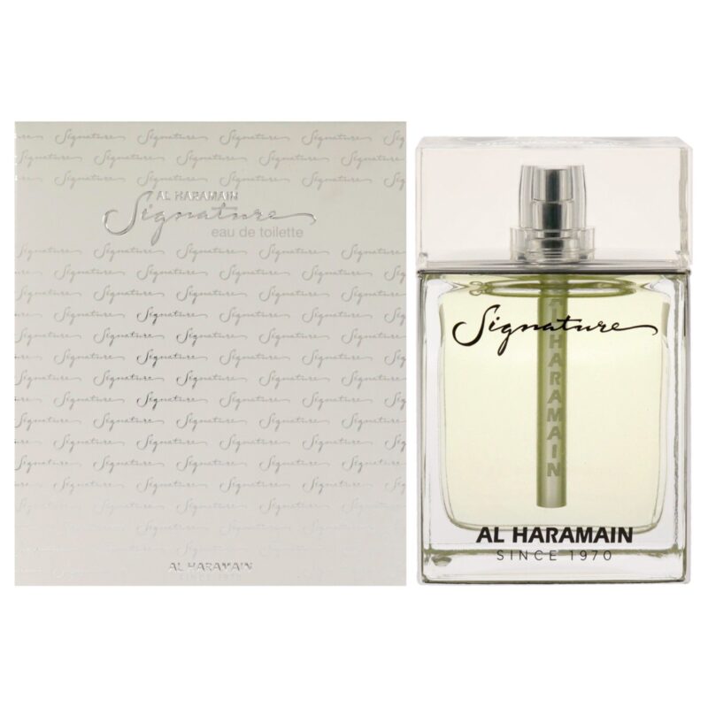 Al Haramain Signature for Men 3.33 oz Eau de Toilette Spray