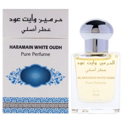 Al Haramain White Oudh for Unisex - 0.5 oz Parfum Oil Rollerball