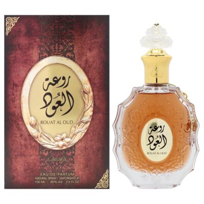 Lattafa Rouat Al Oud by Lattafa for Unisex 3.4 oz EDP Spray Eau de Parfum