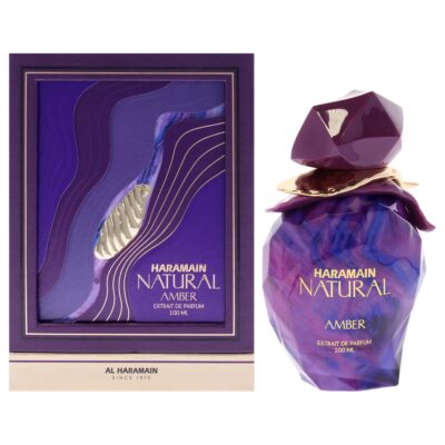 Al Haramain Natural - Amber for Unisex 3.33 oz Extrait De Parfum Spray