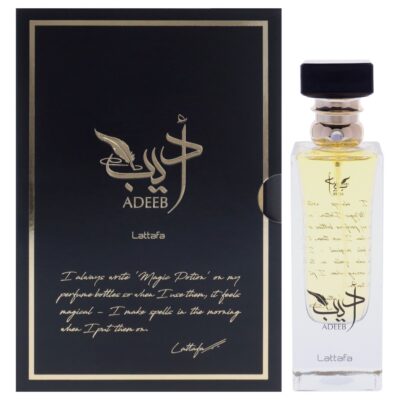 Lattafa Adeeb by Lattafa for Women - 2.72 oz EDP Spray Eau de Parfum