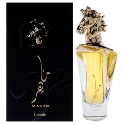 Lattafa Maahir by Lattafa for Unisex 3.4 oz EDP Spray Eau de Parfum