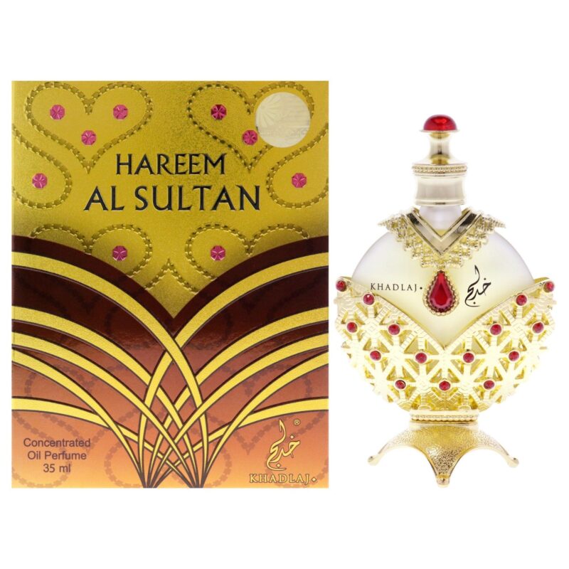 Khadlaj Hareem Al Sultan - Gold for Women 1.16 oz Concentrated Perfume Oil