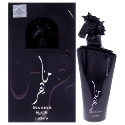 Lattafa Maahir - Black Edition by Lattafa for Men 3.4 oz EDP Spray