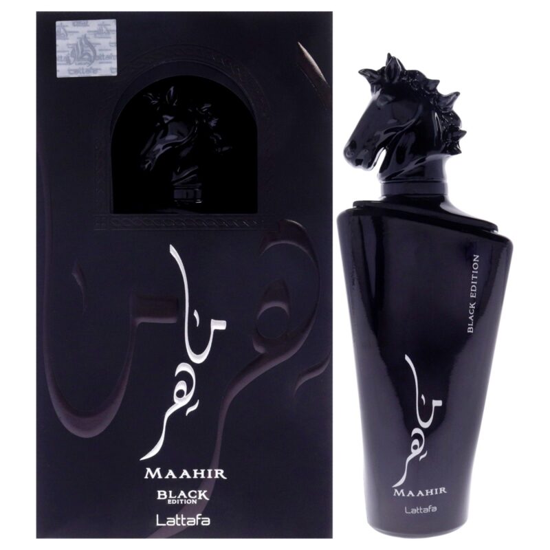 Lattafa Maahir - Black Edition by Lattafa for Men 3.4 oz EDP Spray