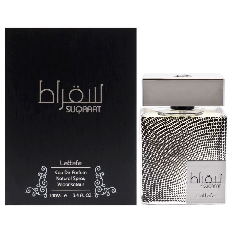 Lattafa Suqraat by Lattafa for Men - 3.4 oz EDP Spray Eau de Parfum