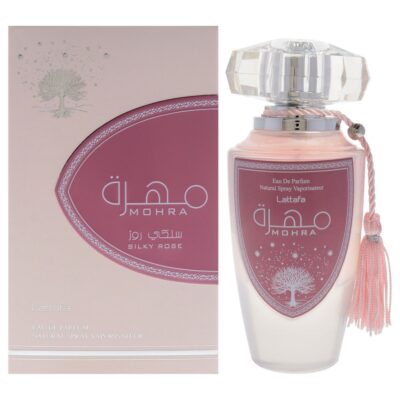 Lattafa Mohra Silky Rose by Lattafa for Women 3.4 oz EDP Spray Eau de Parfum