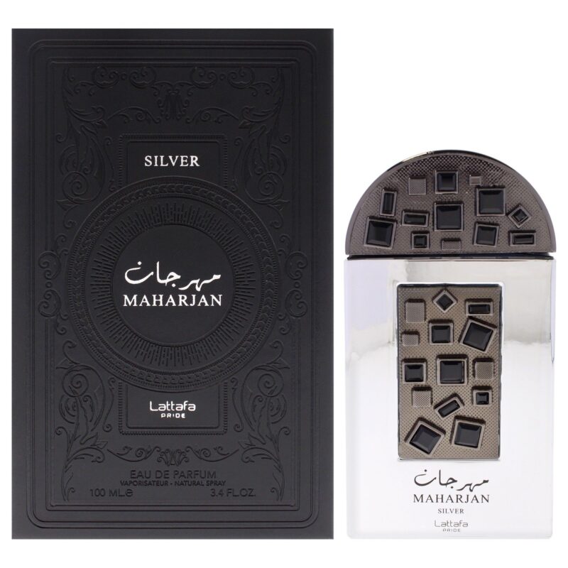 Lattafa Pride Maharjan Silver for Men 3.4 oz Eau de Parfum Spray